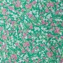 1970s Green and Pink Floral Sleeveless Maxi Dress Dresses Unique Vintage Maxi