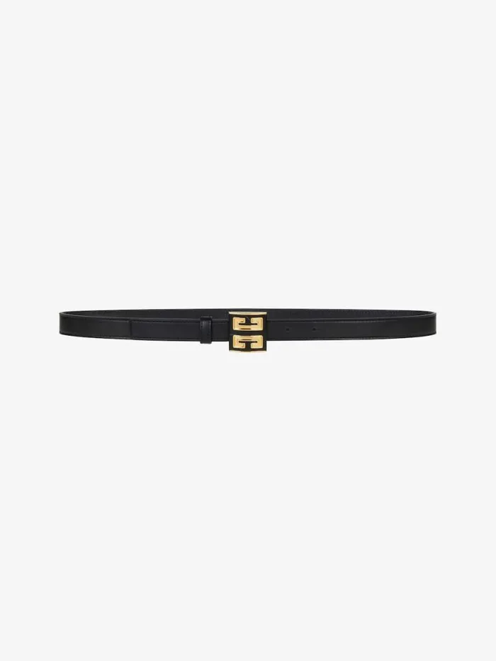 4g Belt In Leather Black Women Givenchy Belts