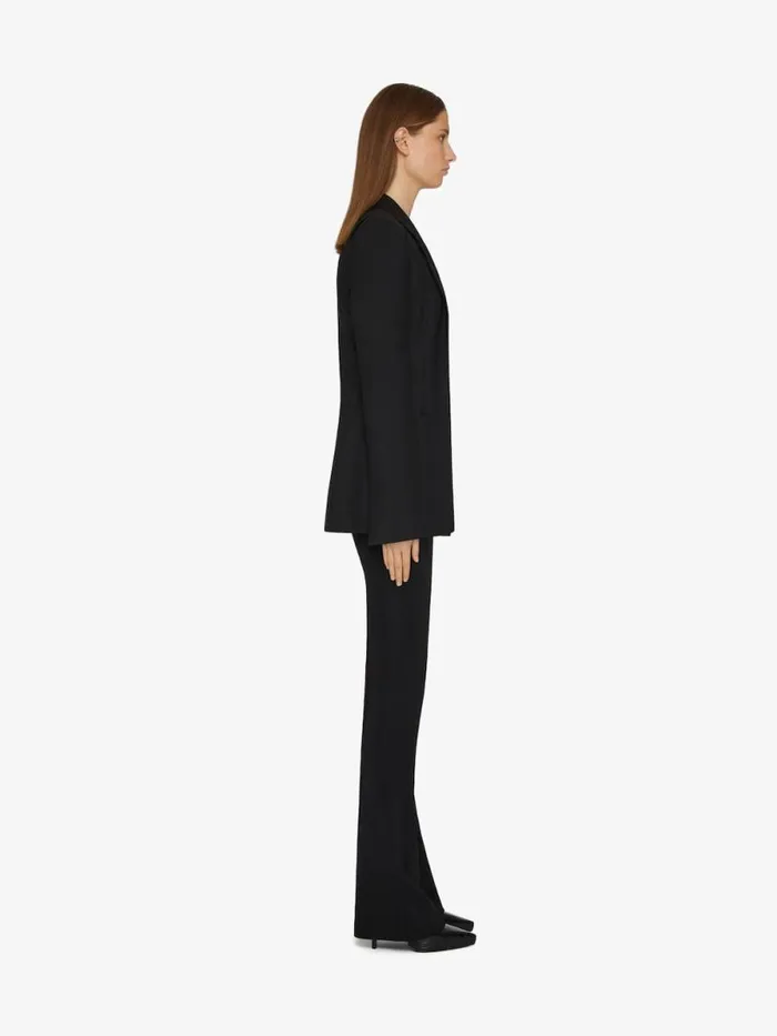 4g Belted Pants In Punto Milano Black Women Givenchy Pants and Shorts