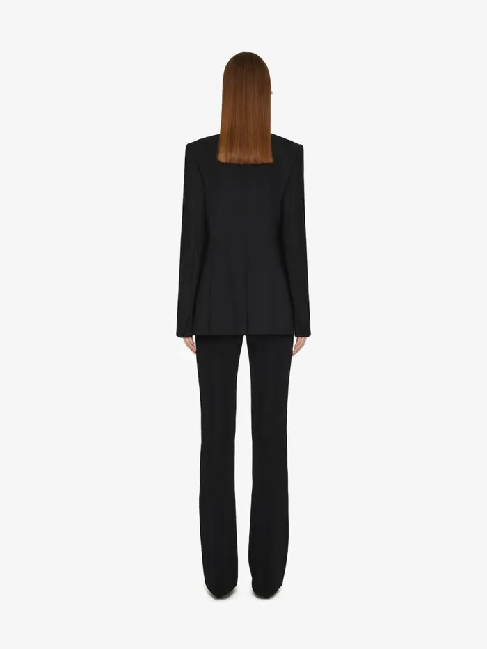 4g Belted Pants In Punto Milano Black Women Givenchy Pants and Shorts