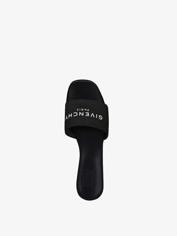 4g Mules In Canvas Black Women Givenchy Slides and Sandals