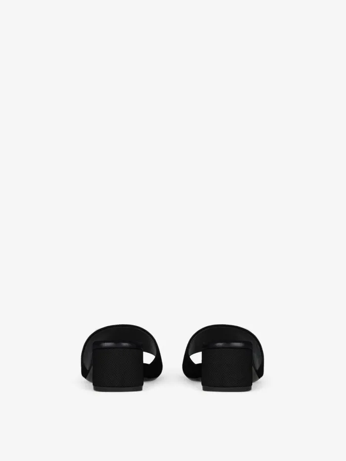 4g Mules In Canvas Black Women Givenchy Slides and Sandals