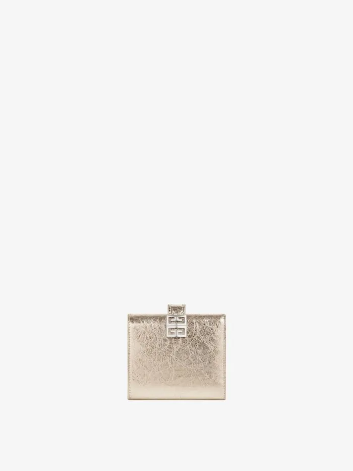 4g Wallet In Laminated Leather Dusty Golden Women Givenchy Wallets and Card Holders 4g Wallet In Laminated Leather Dusty Golden Women Givenchy Wallets and Card Holders