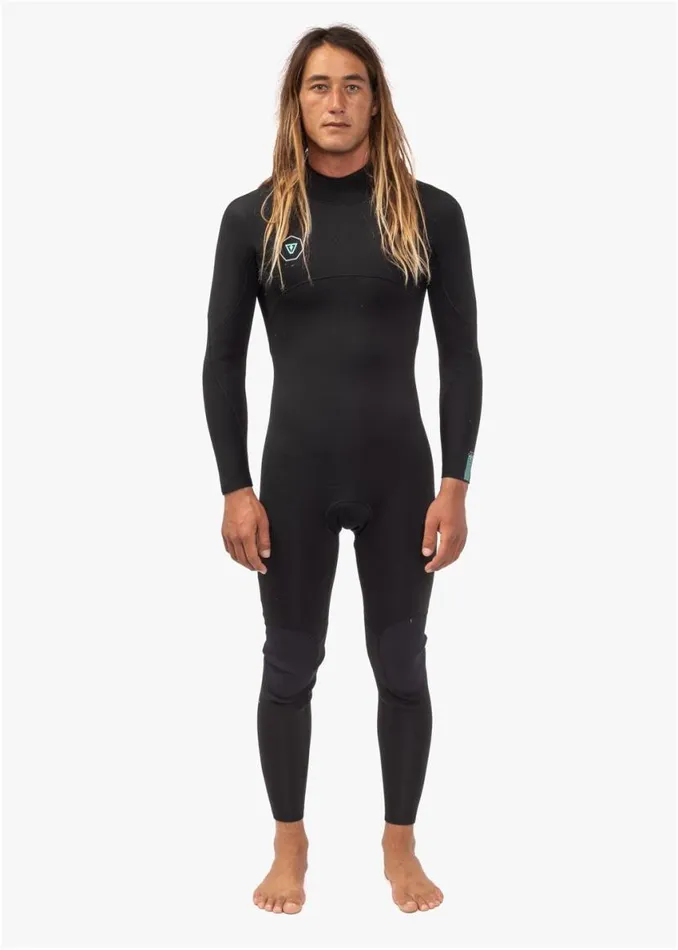 7 Seas 32 Full Back Zip Black Men Vissla Wetsuits