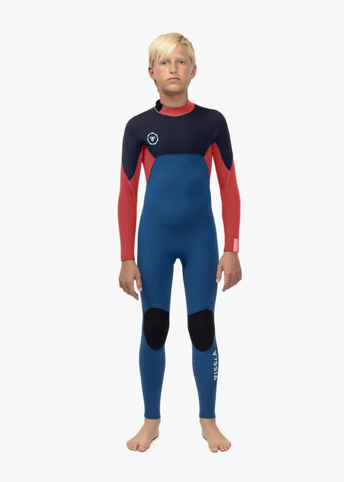 7 Seas Boys 43 Full Back Zip Wetsuit Light Slate Men Vissla Wetsuits
