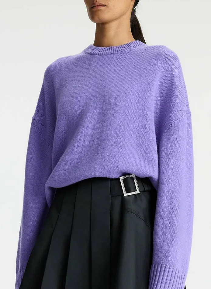 Accessories Women ALC Ayden Wool Cashmere Sweater Bright Lilac