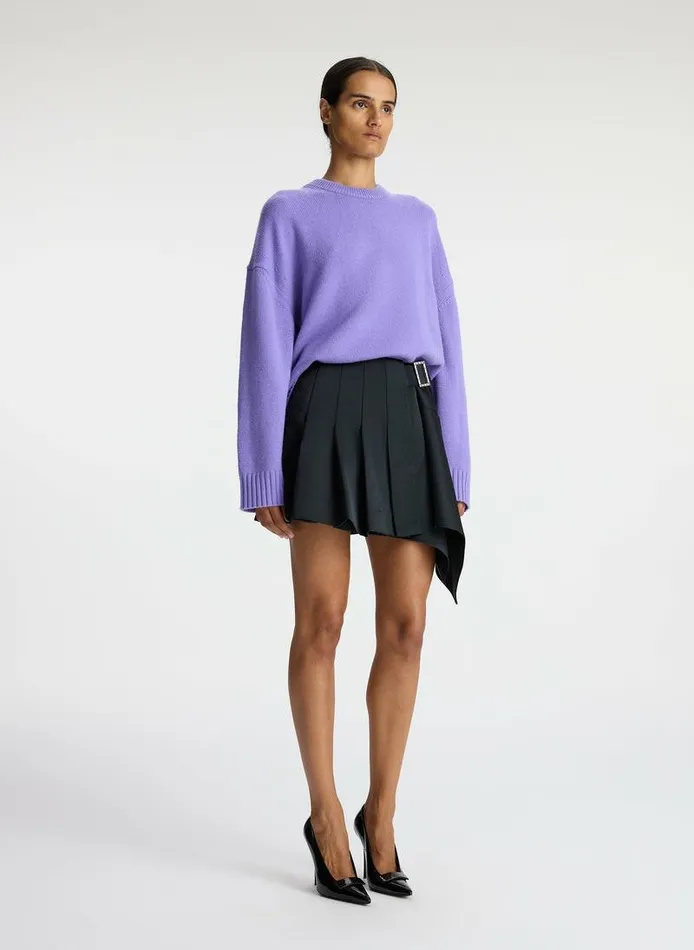 Accessories Women ALC Ayden Wool Cashmere Sweater Bright Lilac Accessories Women ALC Ayden Wool Cashmere Sweater Bright Lilac