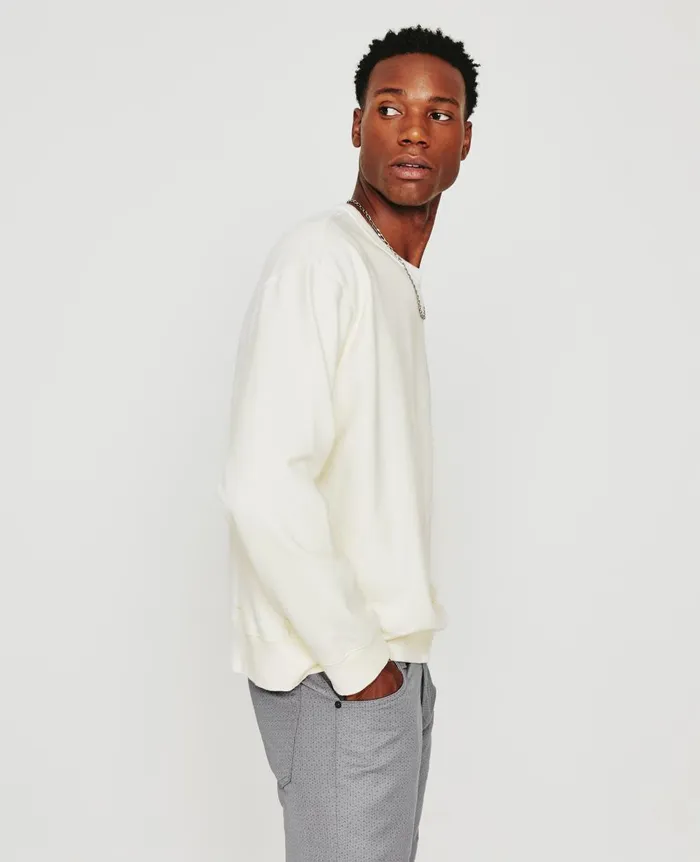 AG Jeans Arc Crew Nurture Ivory Dust Men Tees