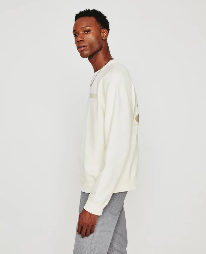 AG Jeans Arc Crew Nurture Ivory Dust Men Tees