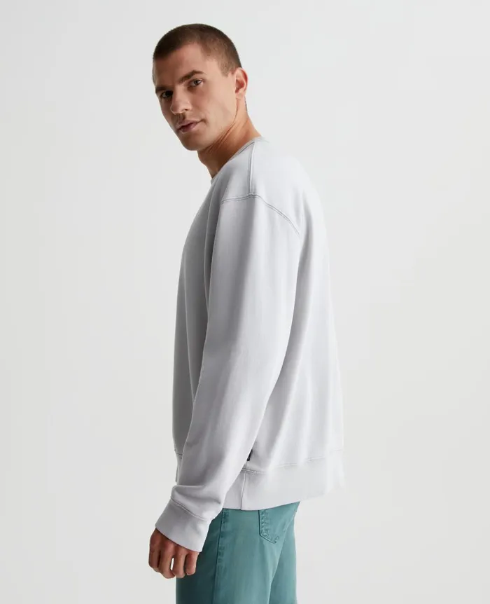 AG Jeans Arc Crew Silver Smoke Men Sweatshirts