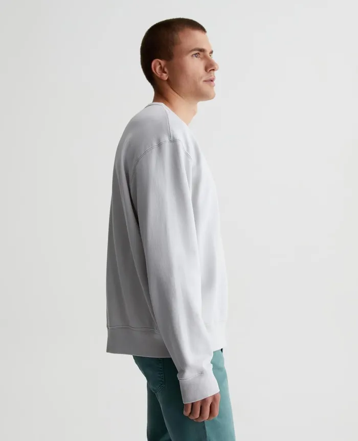AG Jeans Arc Crew Silver Smoke Men Sweatshirts
