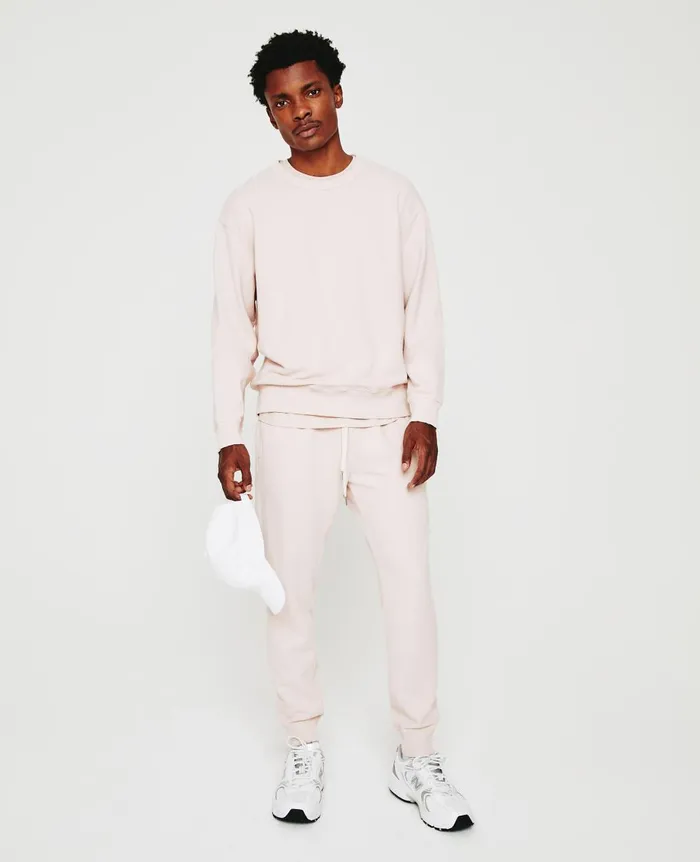 AG Jeans Arc Crew Vintage Pink Men Sweatshirts