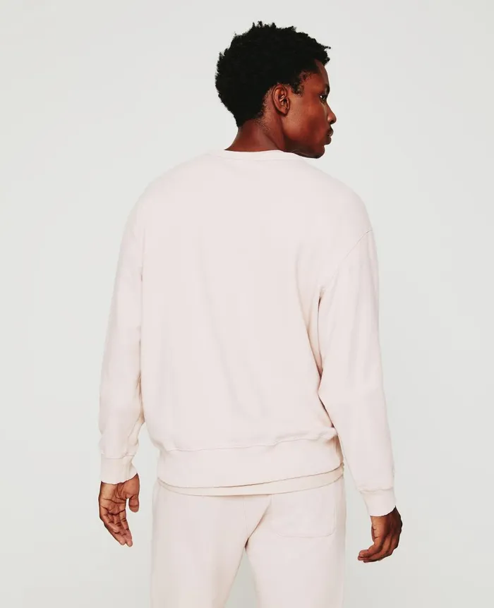 AG Jeans Arc Crew Vintage Pink Men Sweatshirts