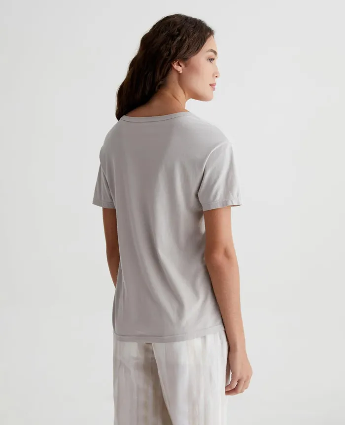 AG Jeans Aspen U Fade To Graye Women Tees and Tanks