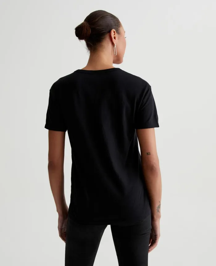 AG Jeans Aspen U True Black Women Tees and Tanks