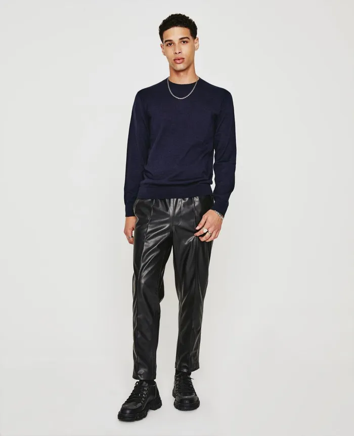 AG Jeans Beck Crew Deep Navy Men Sweatshirts