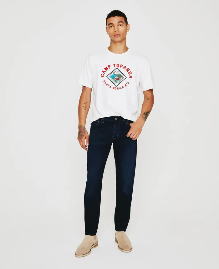 AG Jeans Bryce Crew Camp Topanga Exwhite Men Tees