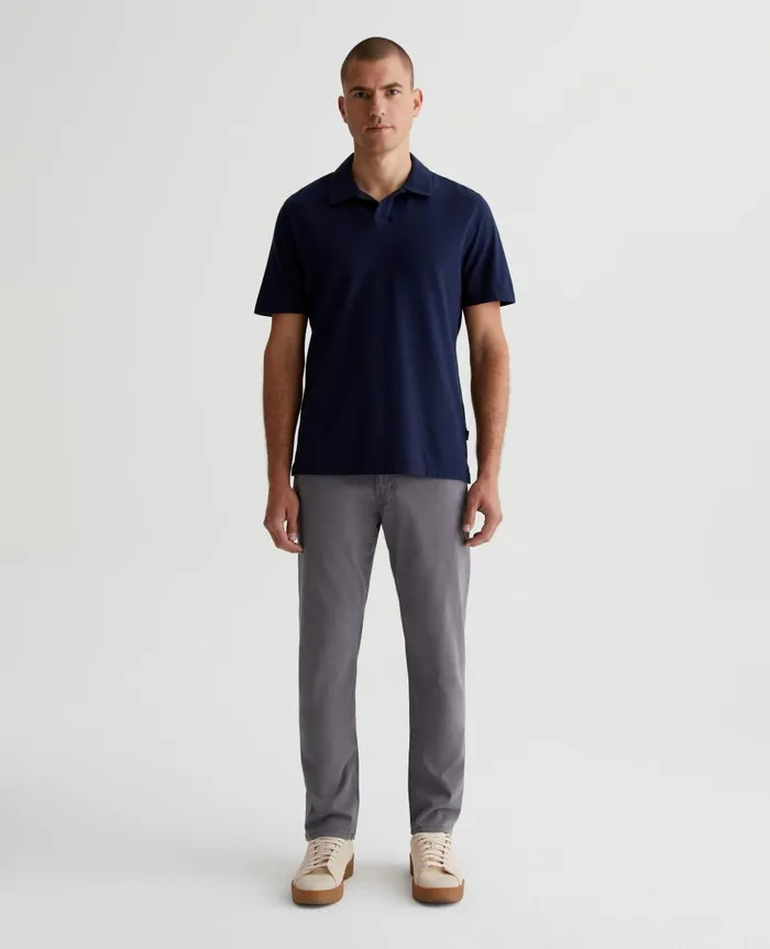AG Jeans Bryce Johnny Collar Deep Navy Men Polos