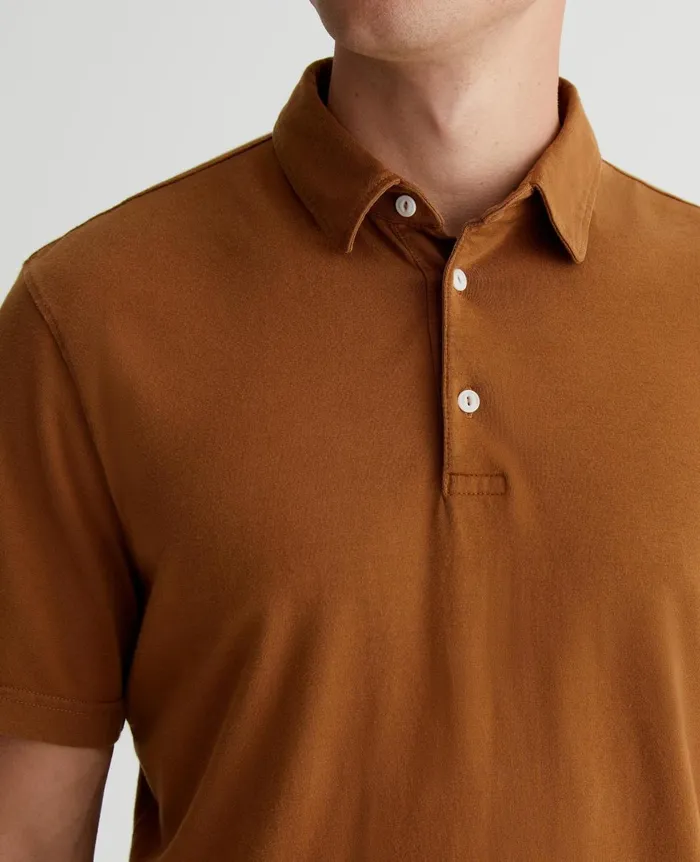 AG Jeans Bryce Polo Tree Bark Men Polos