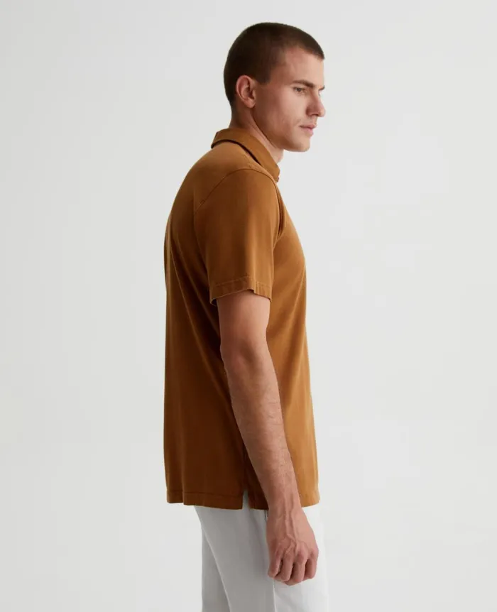 AG Jeans Bryce Polo Tree Bark Men Polos
