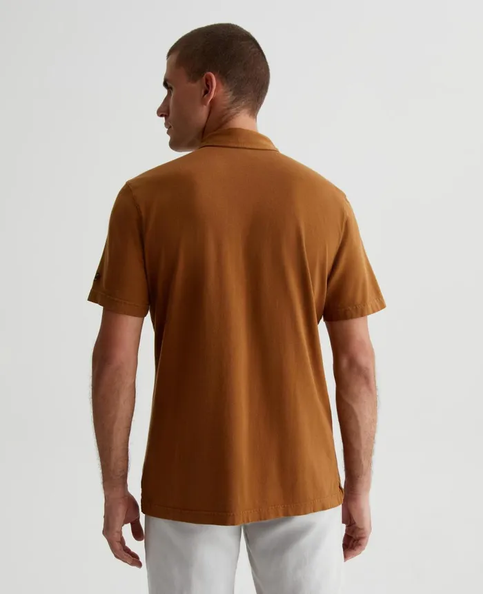 AG Jeans Bryce Polo Tree Bark Men Polos
