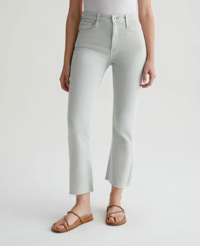 AG Jeans Farrah Boot Crop Sulfur Fresh Sage Women Denim