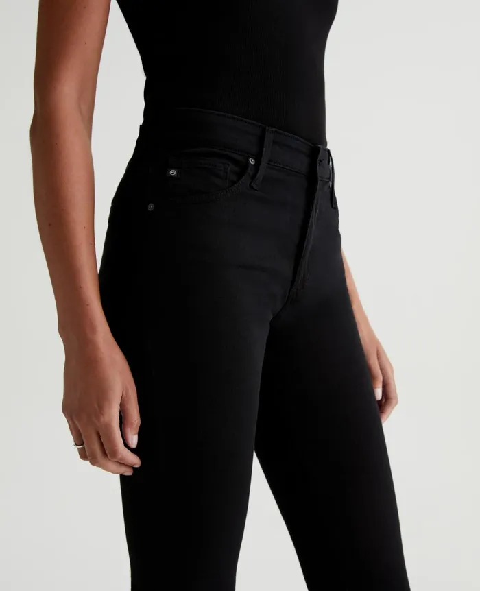 AG Jeans Farrah Skinny Ankle Black Ink Women Denim