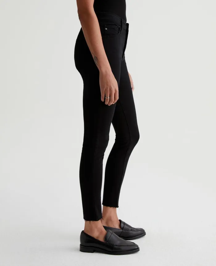 AG Jeans Farrah Skinny Ankle Black Ink Women Denim