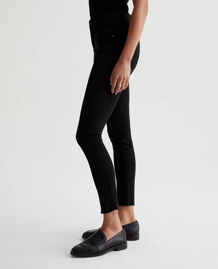 AG Jeans Farrah Skinny Ankle Black Ink Women Denim