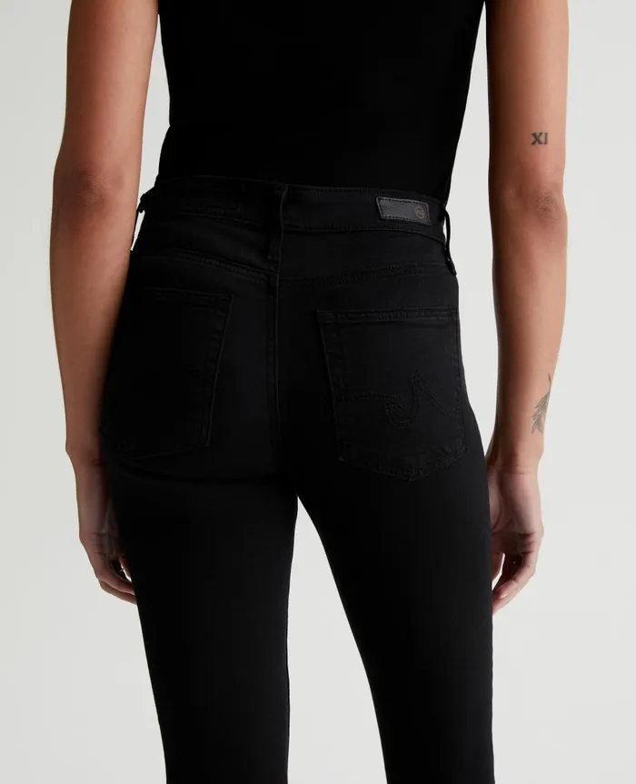 AG Jeans Farrah Skinny Ankle Black Ink Women Denim