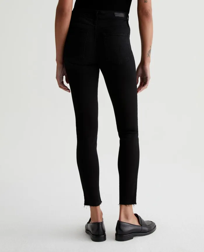 AG Jeans Farrah Skinny Ankle Black Ink Women Denim