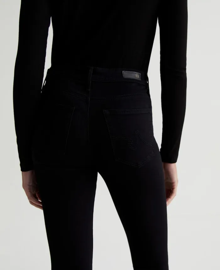 AG Jeans Farrah Skinny Super Black Women Denim