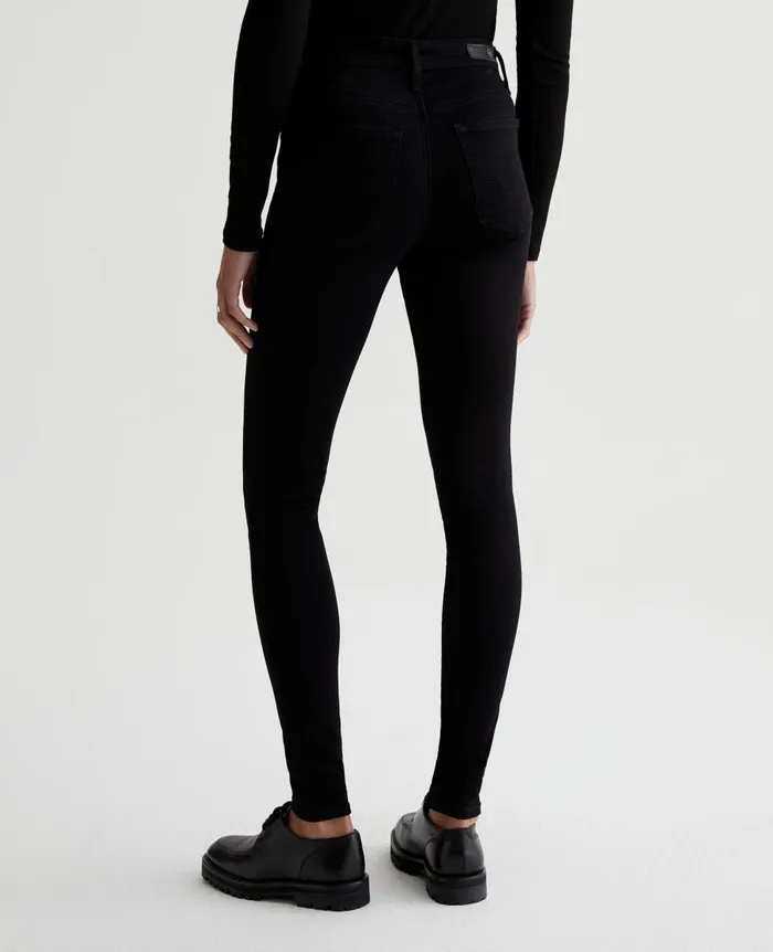 AG Jeans Farrah Skinny Super Black Women Denim
