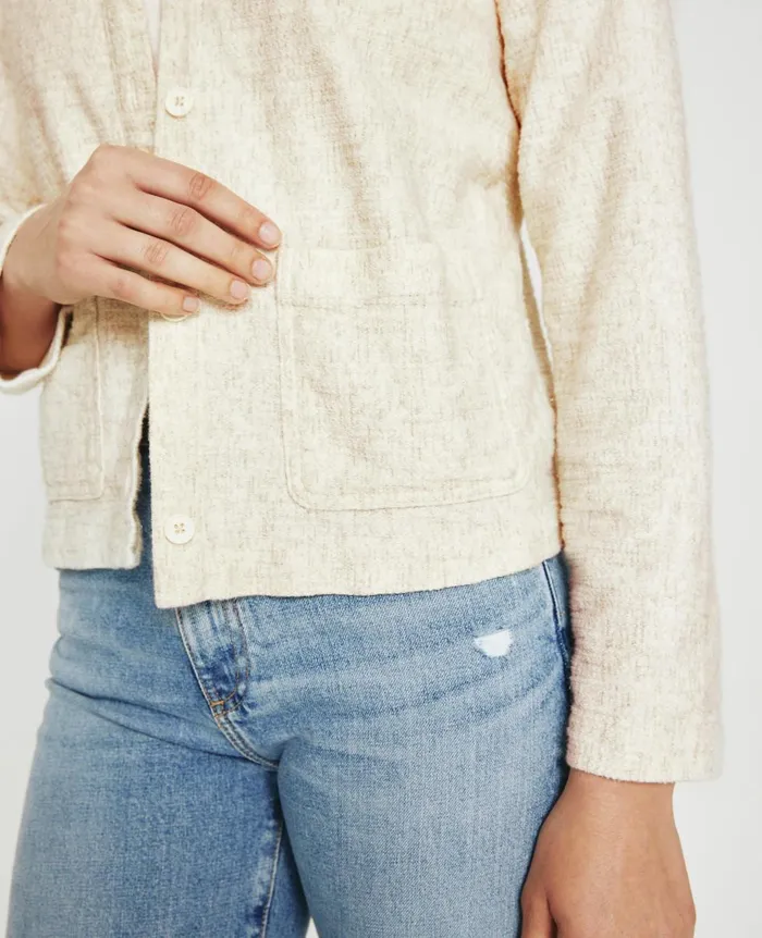 AG Jeans Jacquelyn Cardigan Ikat Wool Neutral Multi Women Tops and Shirts