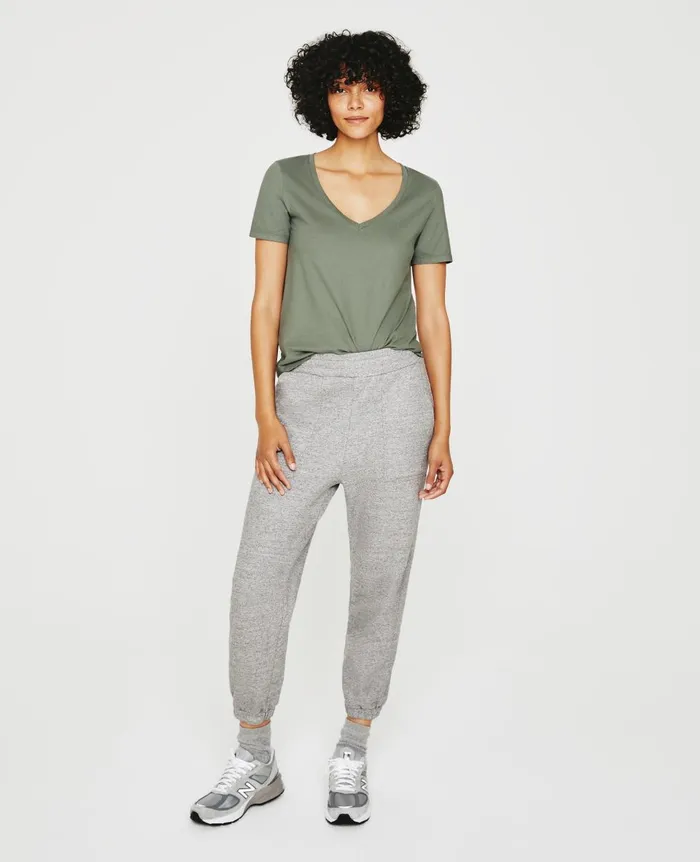 AG Jeans Jagger Vee Hunter Sage Women Tees and Tanks