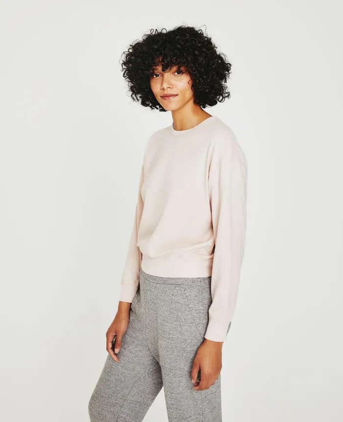 AG Jeans Karter Pullover Vintage Pink Women Sweatshirts
