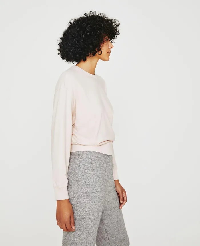AG Jeans Karter Pullover Vintage Pink Women Sweatshirts