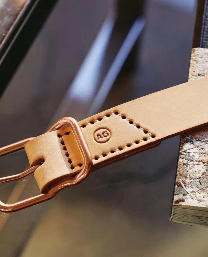 AG Jeans Noah Belt Naturalcopper Men Belts