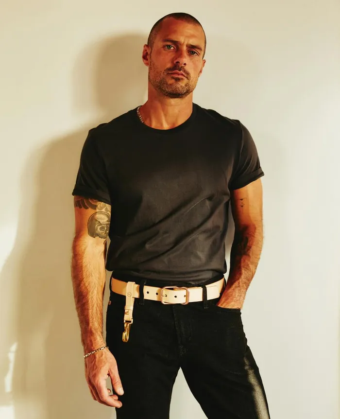 AG Jeans Noah Belt Naturalcopper Men Belts