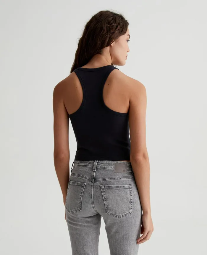 AG Jeans Olive Tank Exblack Women Tees and Tanks
