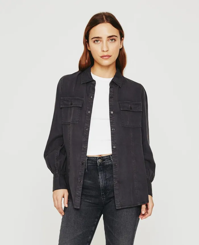 AG Jeans Sable Shirt Gunpowder Women Tops and Shirts