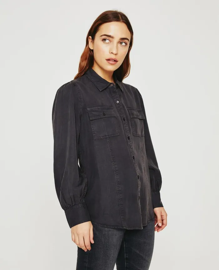 AG Jeans Sable Shirt Gunpowder Women Tops and Shirts