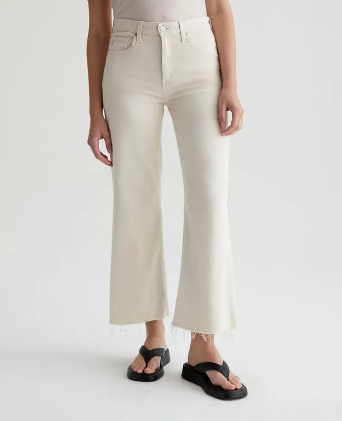 AG Jeans Saige Wide Leg Crop Dried Spring Women Denim