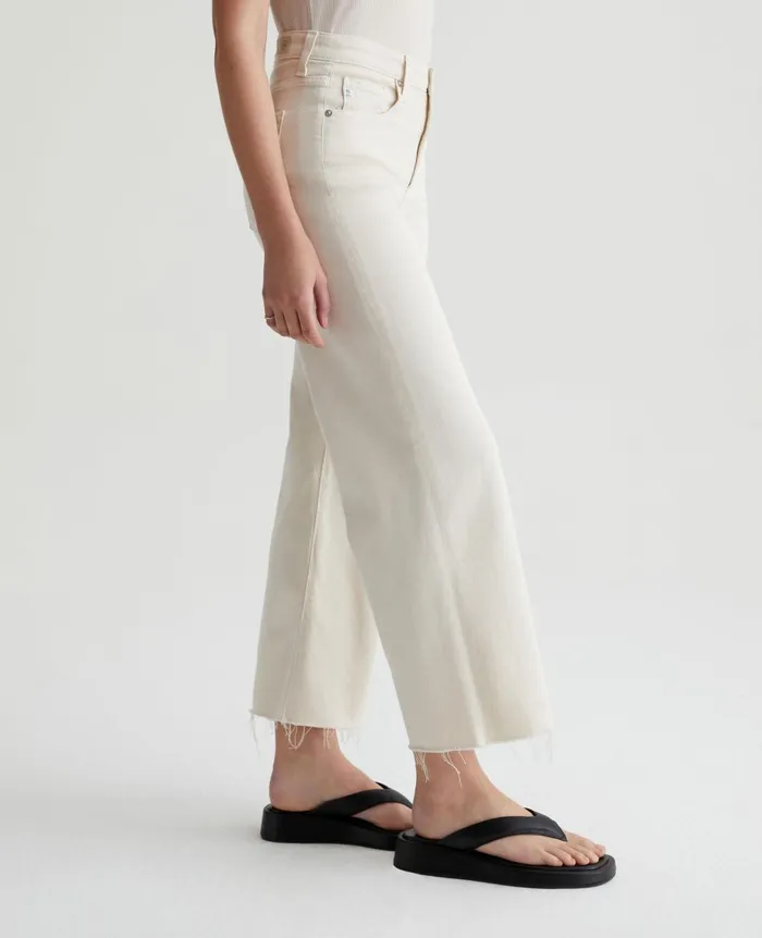 AG Jeans Saige Wide Leg Crop Dried Spring Women Denim