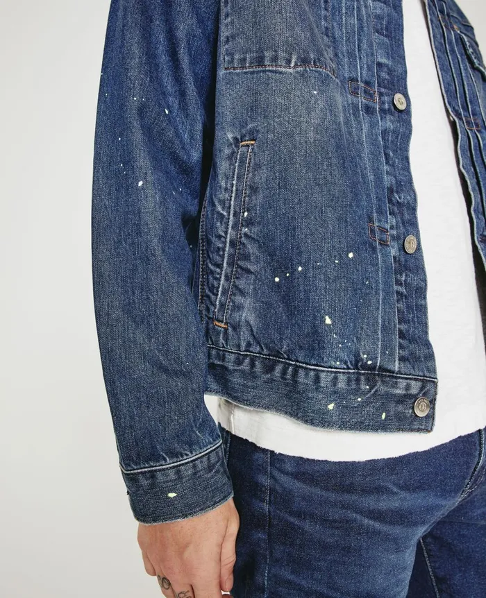 AG Jeans Sid Jacket 8 Years Leeward Painted Men Denim