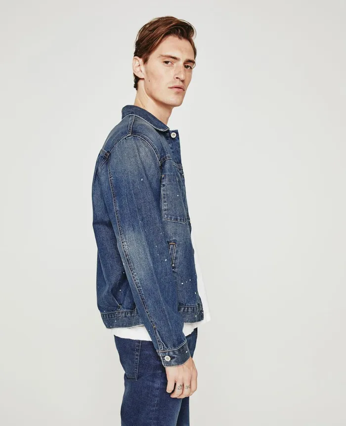 AG Jeans Sid Jacket 8 Years Leeward Painted Men Denim