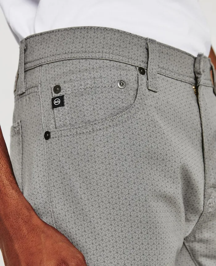 AG Jeans Tellis Gladwell Grey Multi Men Pants