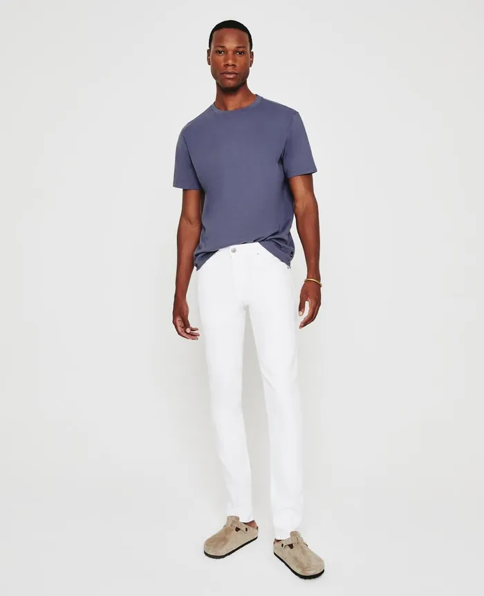 AG Jeans Tellis White Men Denim