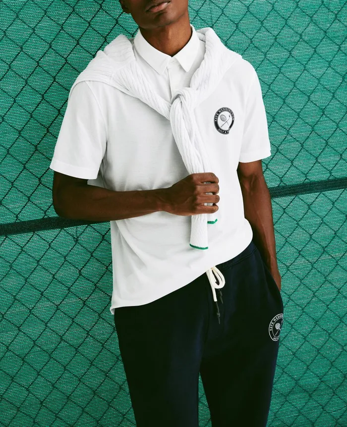 AG Jeans Weddington Polo Weddington Crest Match White Men Polos
