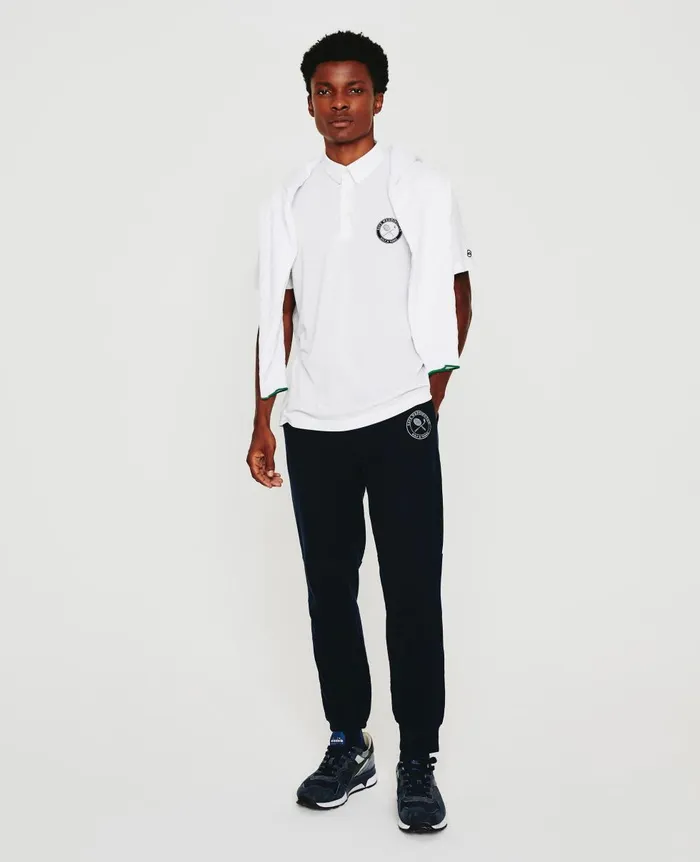 AG Jeans Weddington Polo Weddington Crest Match White Men Polos